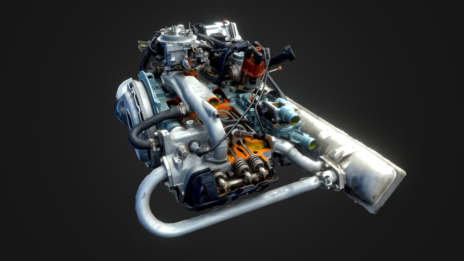 Car Engine 01 Buy Royalty Free 3D model by Overhead4D (OVERHEAD