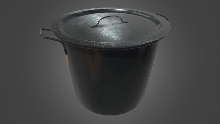 Black Steel Pot