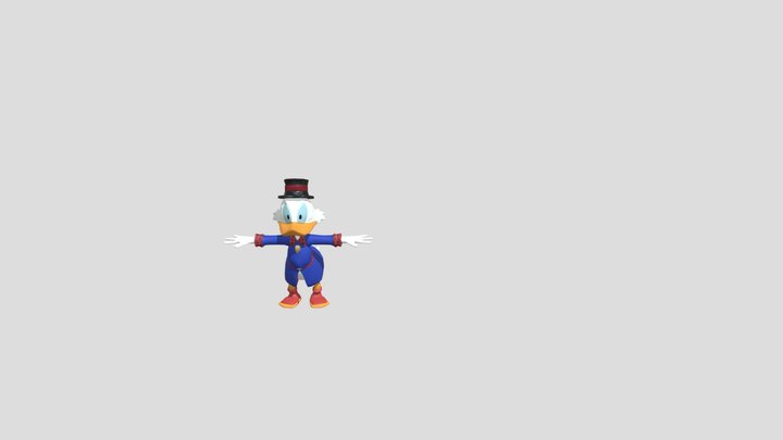 Scrooge McDuck 3D Model