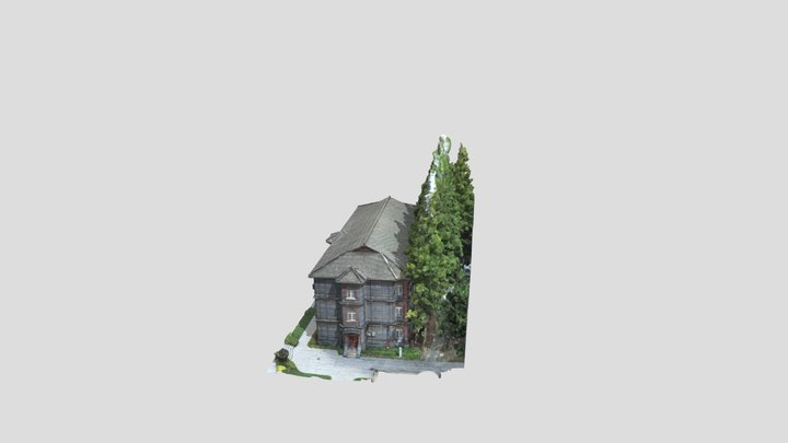 思孟堂OBJ模型精简 3D Model