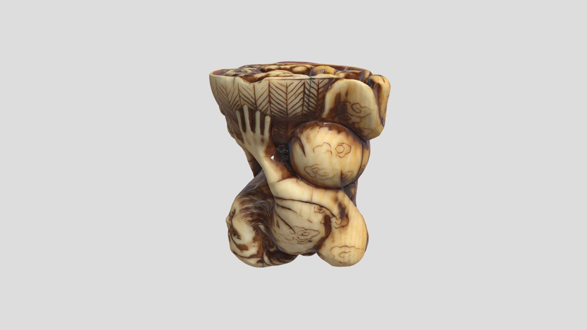 Netsuke - 3D model by Azzurra.Boccia [11480cd] - Sketchfab