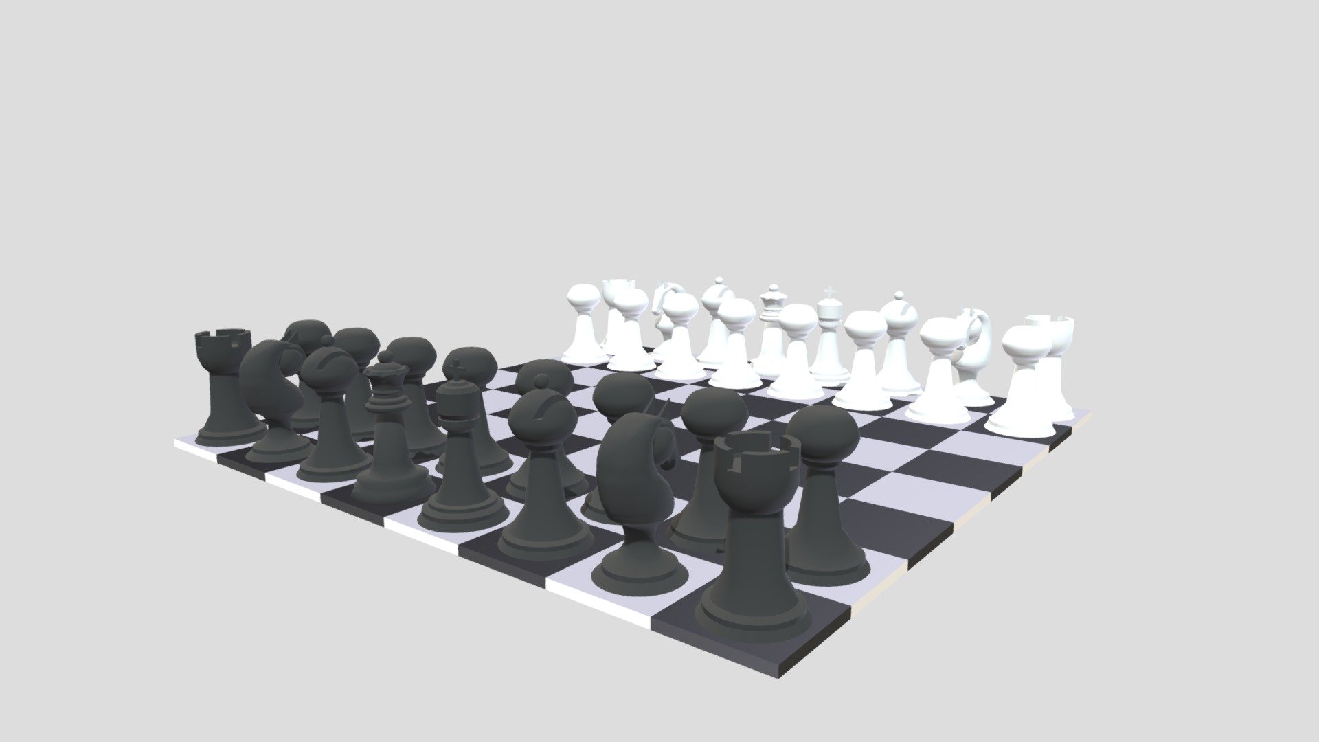 Tabuleiro De Xadrez 3D Modelos baixar - Free3D