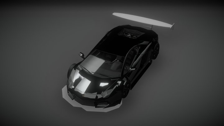 Lamborghini Aventador Widebody kit 3D Model