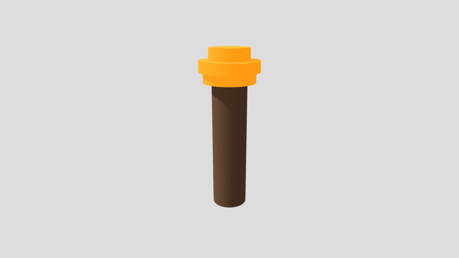 LEGO - Torch - Download Free 3D model by 6AMES [114a12e] - Sketchfab