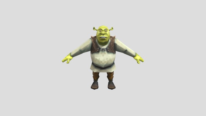 Shrek NDS 3D Model