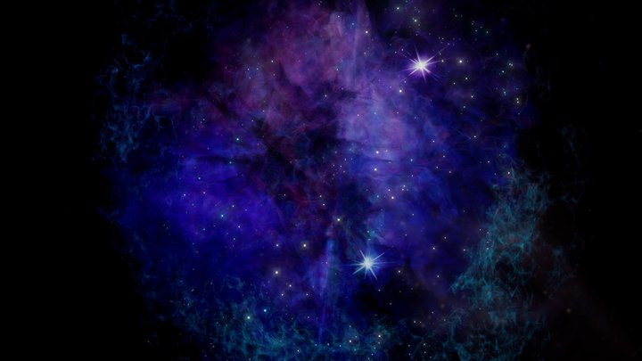 Stars and nebulae 3D Model