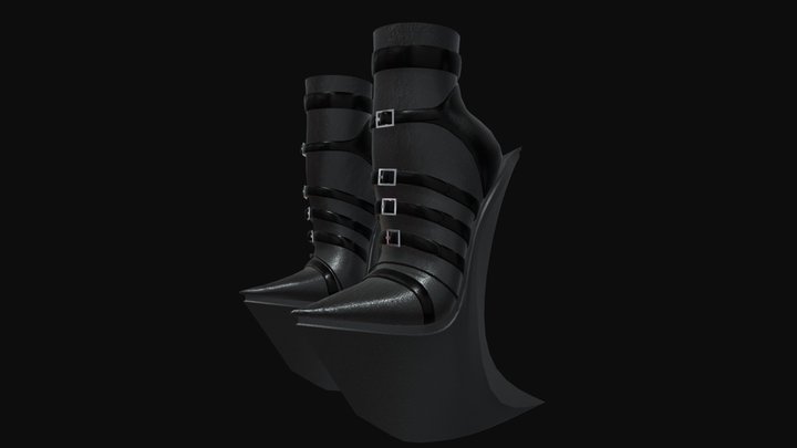 Ax Boots 3D Model