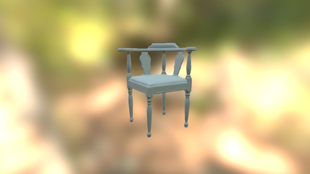 My Dad's Old Chair 3D Model