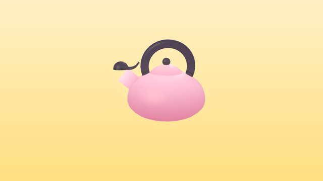Tea Kettle (Animation) 3D Model