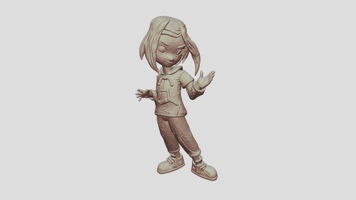 Jackie Chan Adventures Character 3D Model