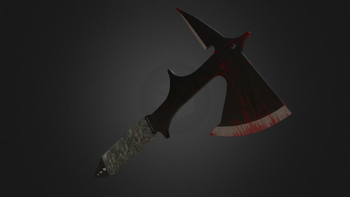 Tactical Hatchet 3D Model