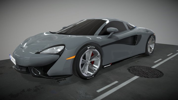 MCLAREN570s 3D Model