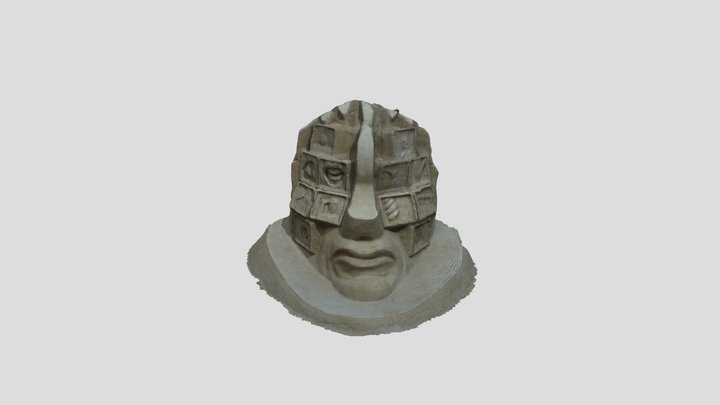 Psycho sand sculpture 3D Model