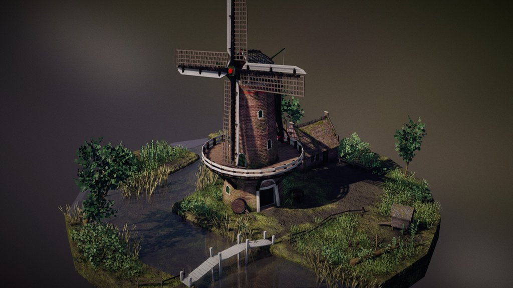 Windmill near Water