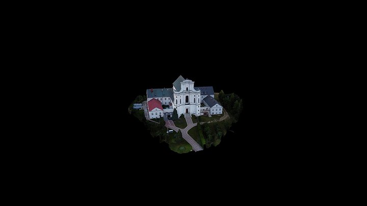 Roman Catholic Church - Drohiczyn, Poland 3D Model