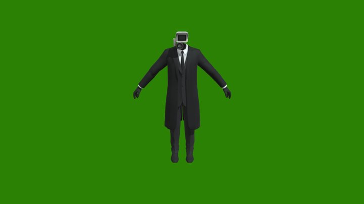 cameraman-walking 3D Model