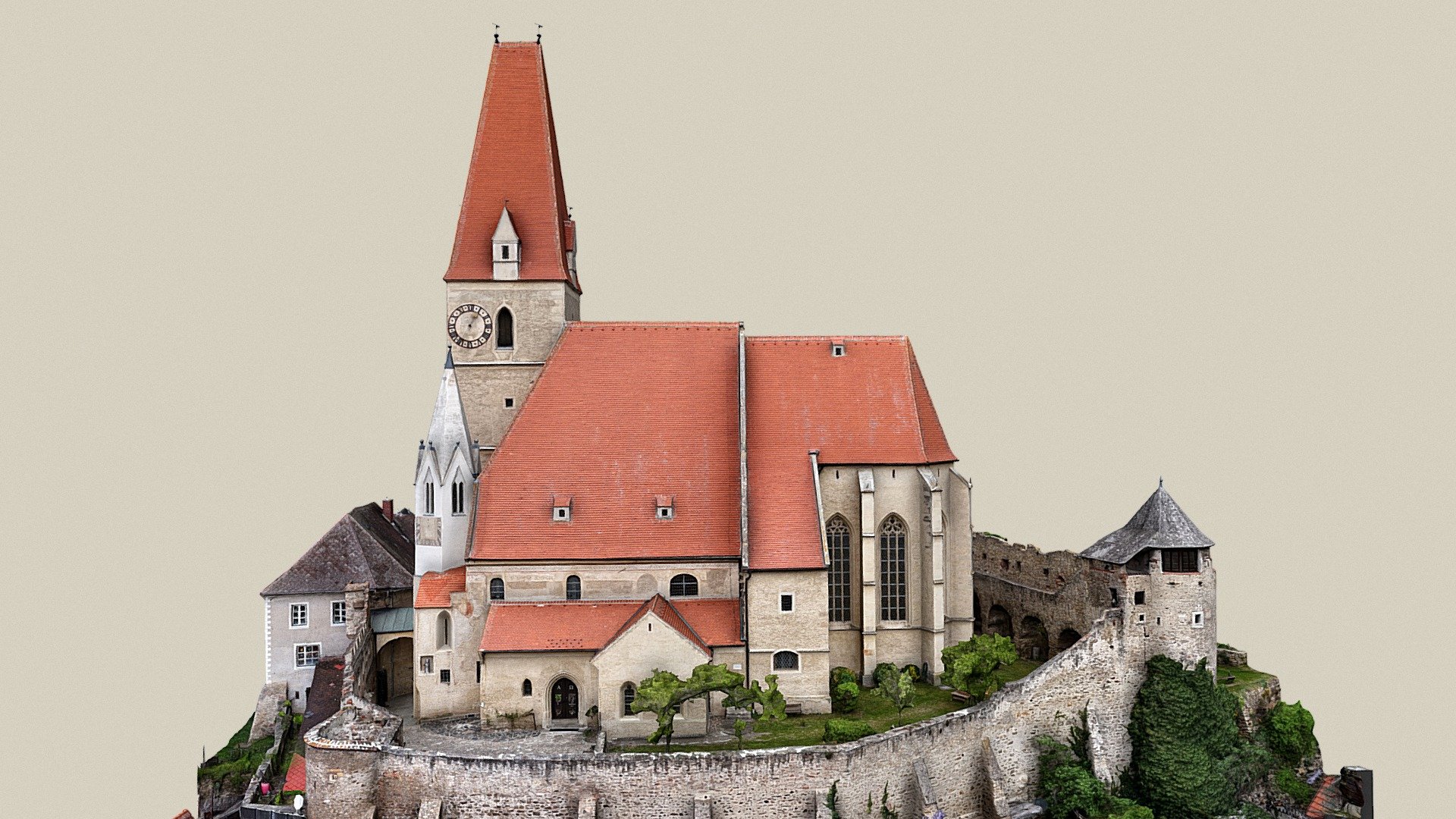 Pfarrkirche Weißenkirchen — Sketchfab embed 3D viewer