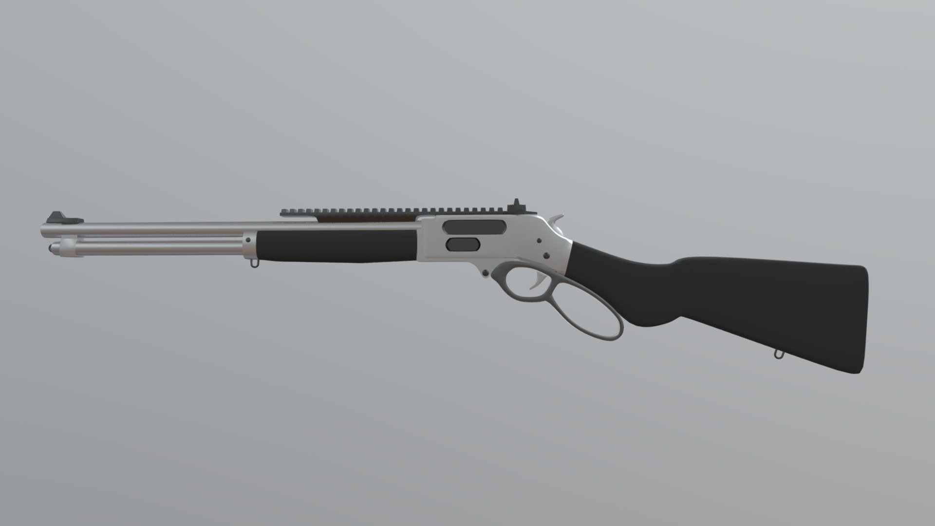 Lever Action Rifle - Download Free 3D model by Pippa (@Planetrix23 ...