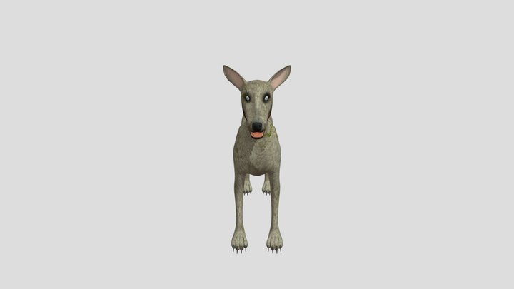 Zombie Dog 3D Model