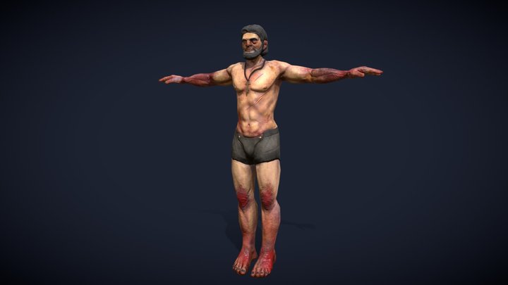 Bandit Prisoner Wild Man Raquin 3D Model