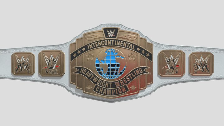 WWE -WOMEN'S INTERCONTINENTAL CHAMPIONSHIP BELT – Kostenloses 3D-Modell STL