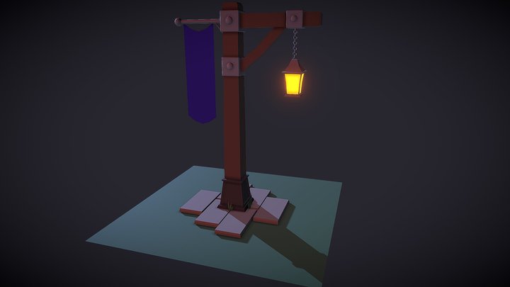 lampa juz dziala yapi 3D Model