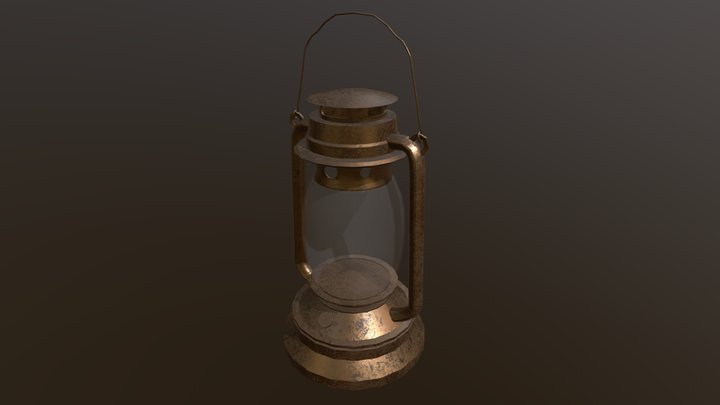 Old Lantern 3D Model