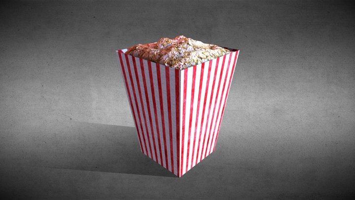 Popcorn Bucket 3D Model