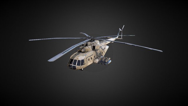 Helicopter Mi-171 3D Model