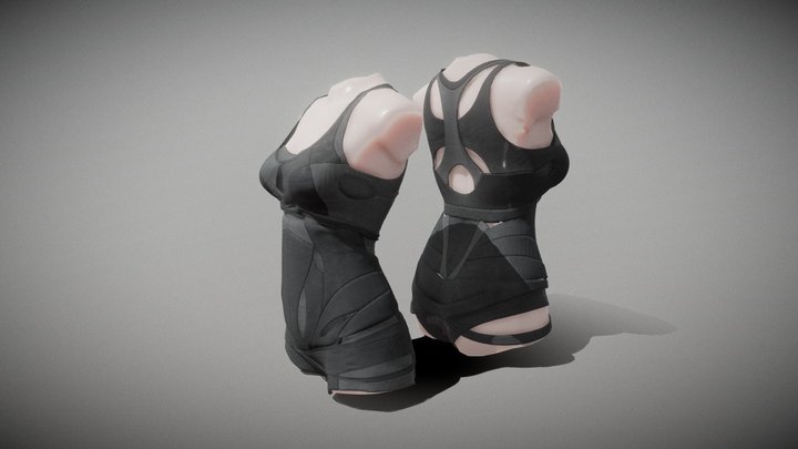 Underwear for Ray II 3D Model