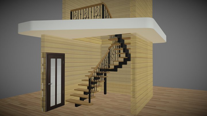 Романовский парк 4 3D Model