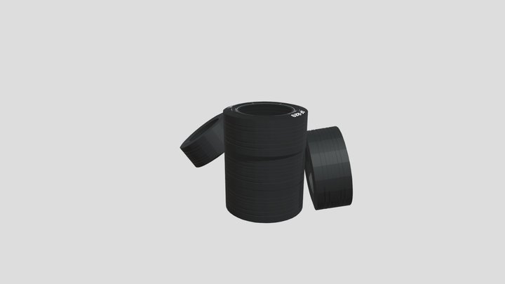 Tire Stack 3D Model