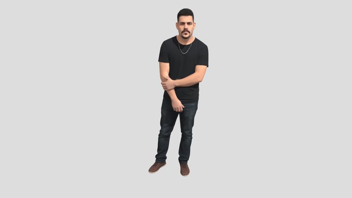 Contemplative In Black – Modelo 3D gratuito STL