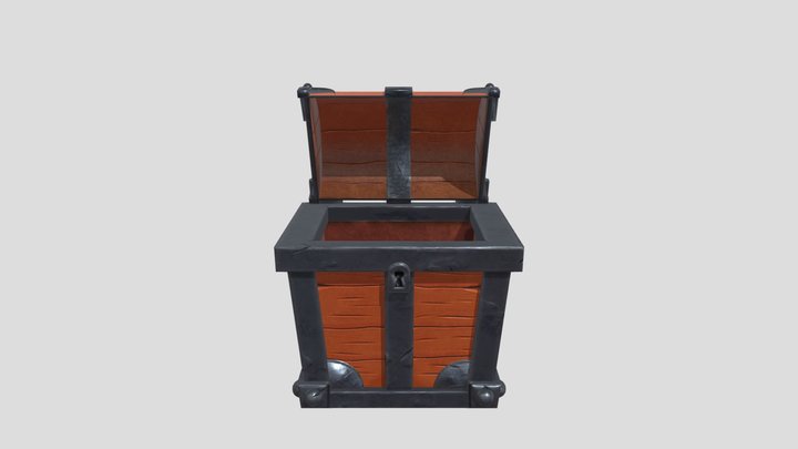 Game Asset - Trunk 3D Model
