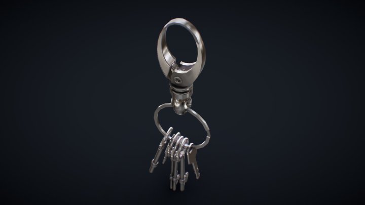 Tools Asset (3D): Key Holder 3D Model