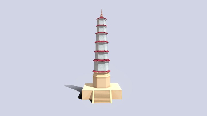 Chinese Tower 3D Model