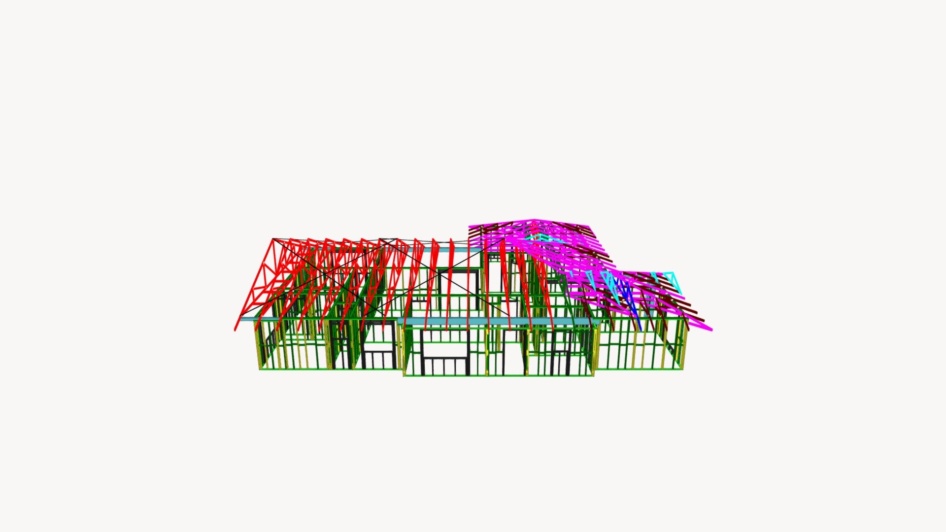 T9434 Truss Layout 3D