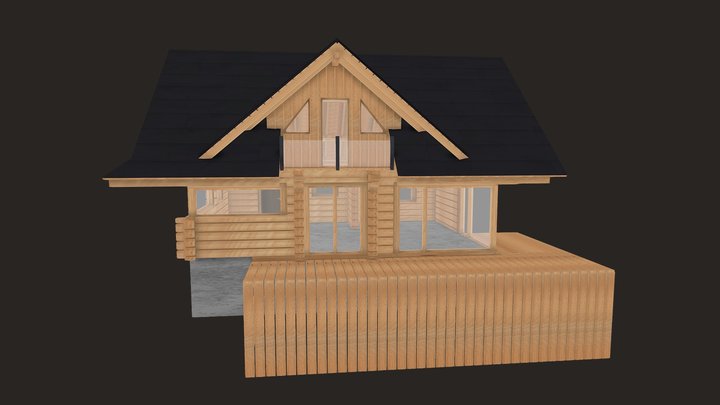 Domek Istebna - prezentacja 3D Model
