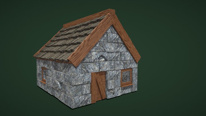 Medieval House 3D Model