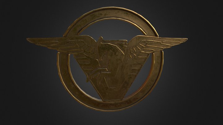 Atlantis Expedition Emblem 3D Model