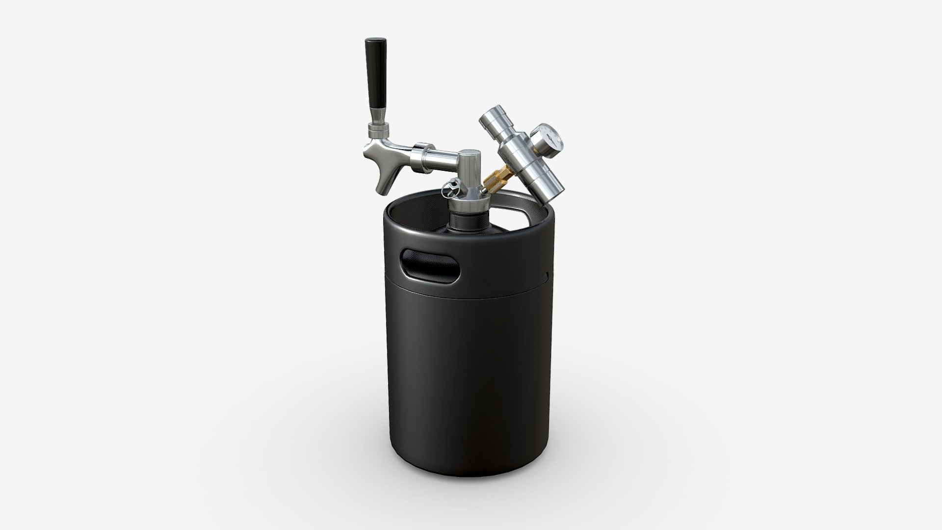 Pressurized Keg System 01 Buy Royalty Free 3D model by HQ3DMOD
