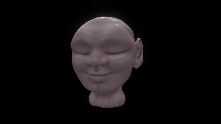Zen Head 3D Model