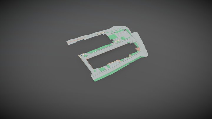 Terrain-Layergesteuert 3D Model
