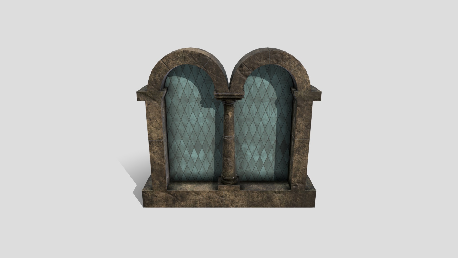 3D model Castle Window - This is a 3D model of the Castle Window. The 3D model is about a window with a small window.