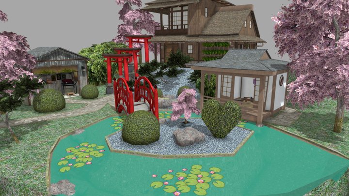 DAE Diorama - Grandma’s house 3D Model