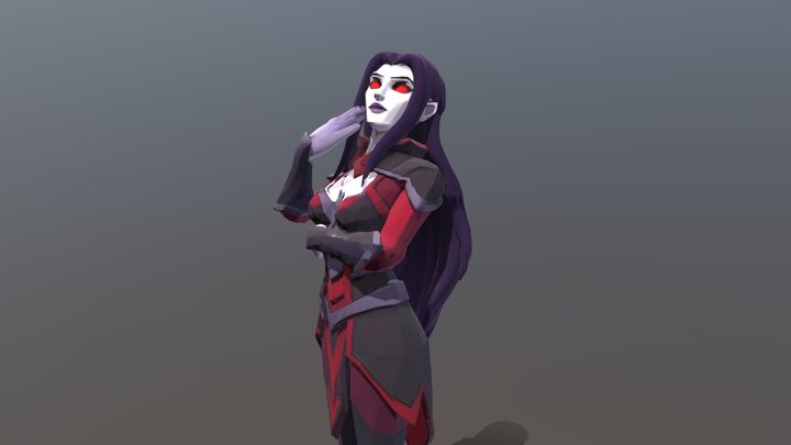 vampire-female 3D Model