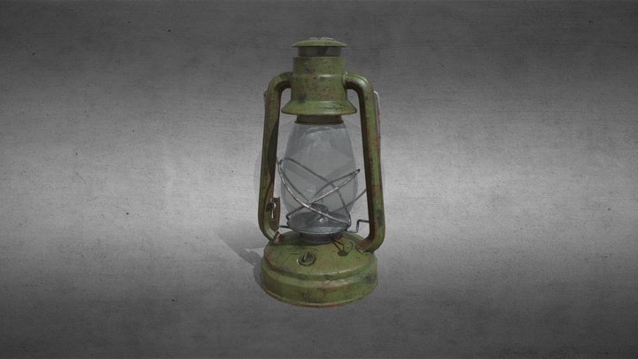 Kerosene lamp 3D Model