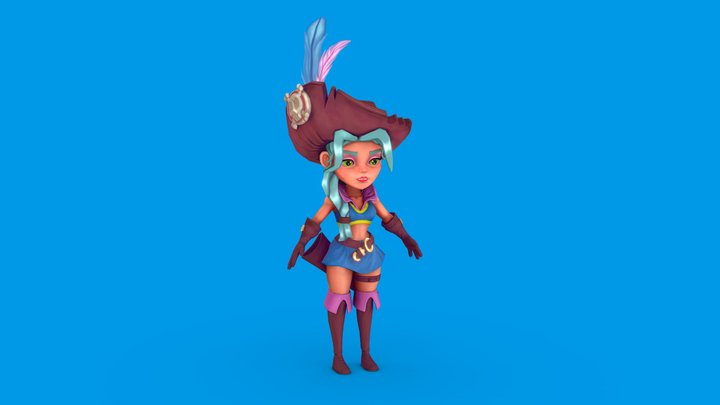 Pirate Kura 3D Model