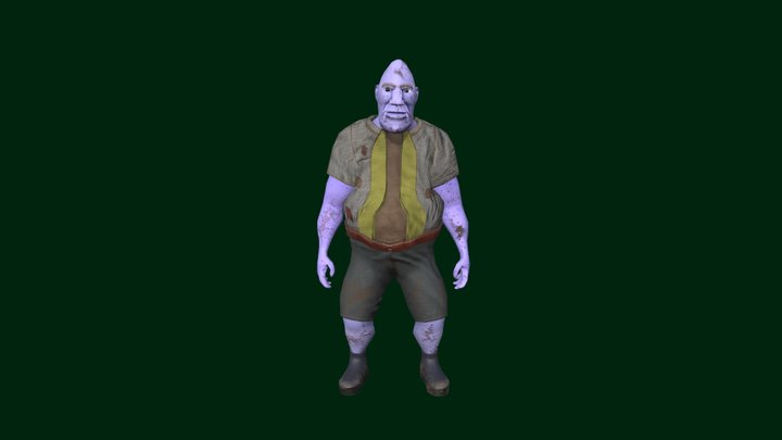 Troll Rigged With Idle Animation 3D Model
