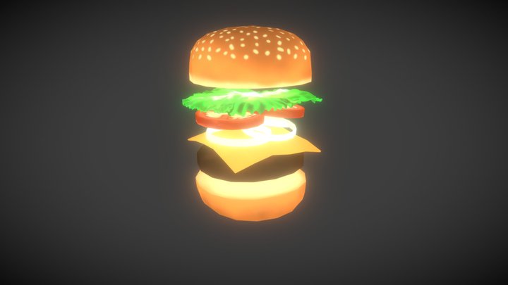 Burger 3D Model